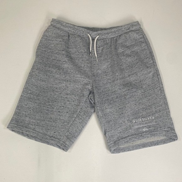 Quiksilver Sweat Shorts Lounge‎ Drawstring Heather Gray Youth XL - Picture 1 of 11